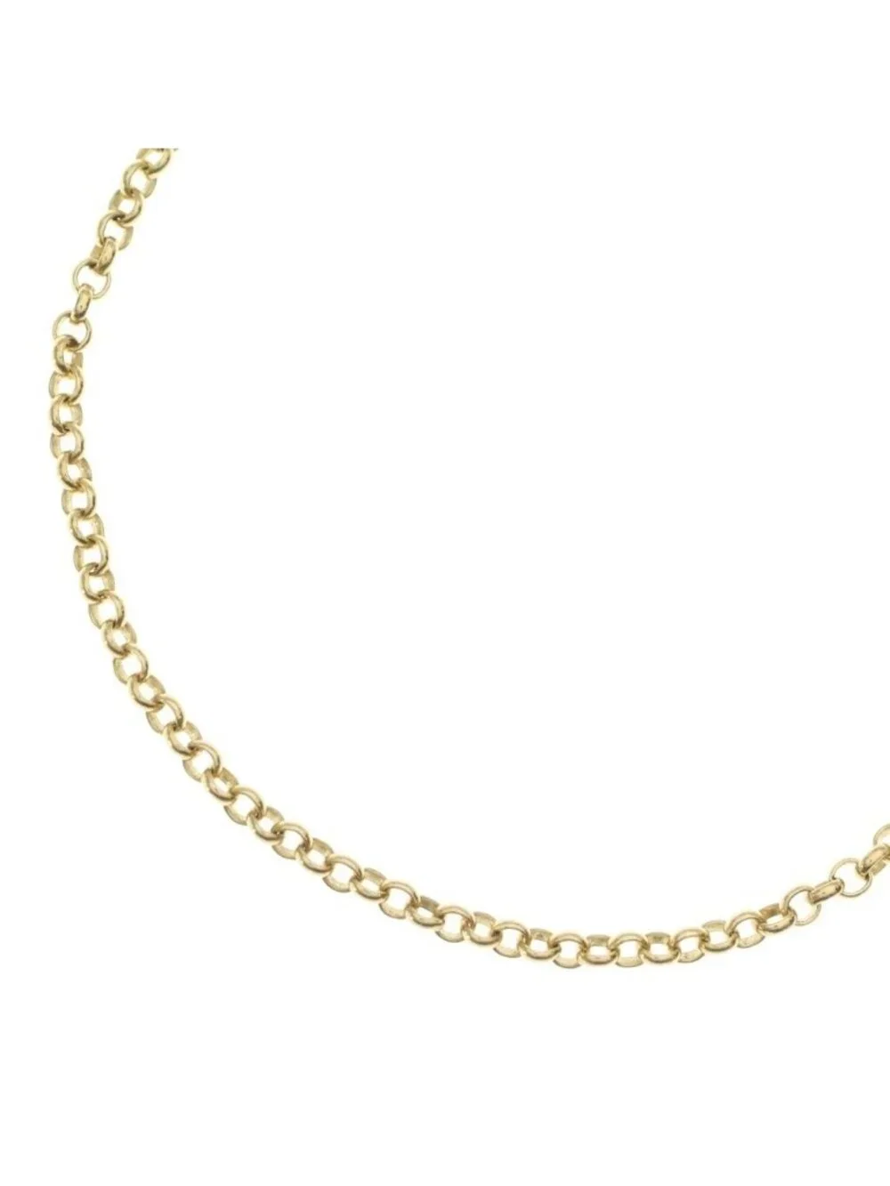 Chrome Hearts 22k Neckchain Roll Chain Necklace Gold